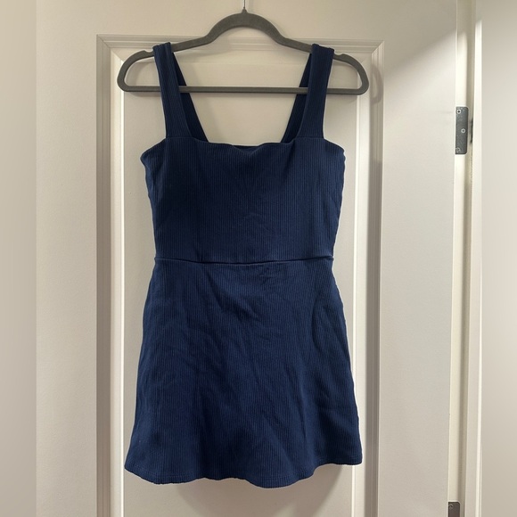 PINK Victoria's Secret Pants - PINK Victoria's Secret Dark Blue romper skort| size M